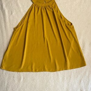 Elegant Mustard Yellow Women's Skirt